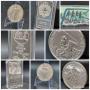SILVER BARS & COINS and MOSE T ART- 1oz. Bars, 1oz. Dollars, Silver Half Dollars, Silver Canadian and More
