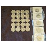 Group of twenty(20) Jefferson Nickles 30