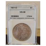 Slabbed 1900 Morgan Dollar $1 MS-66 NNC...
