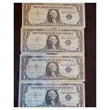 Four(4) Silver Certficates SEE ALL PICS FOR DETAILS...