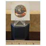 FDNY MIA 343 Challenge Coin, a commemorative piece dedicated to the 343 firefighters lost on September 11, 2001...