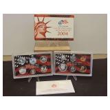 2004 United States Mint SILVER Proof Set in Original Box w/COA...
