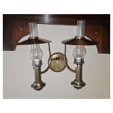 Electric wall lamps. Will be removed before pick up. 16x7x12 in tall.