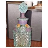 Ransburg "Glass of Class" perfume bottle. 6.75 in tall