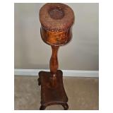 Research indicates this is a Biedermeier Sewing Stand in Cherrywood, South Germany, c.1825