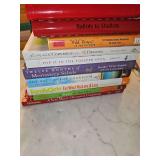 Grouping of cookbooks.