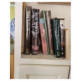 Hardback travel books.