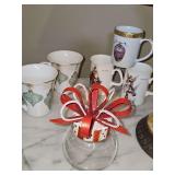 Christmas mugs, stocking holders, and more.