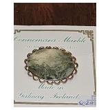 Connemara marble brooch. "Ireland
