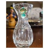 Waterford small vase. 4 in tall.
