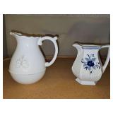 Grace pitcher, 7.25 in and vintage Adam