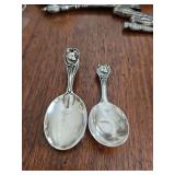 Watson sterling baby spoons. 29.05 grams