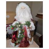 Elegantly dressed Santa Claus. 19 in tall.