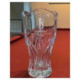 Collectible TPC Southwind 2000 Michael Zizmann Memorial Champion crystal trophy vase - etched with related info - 10-1/2” tall