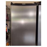 Whirlpool dorm size refrigerator - working at time of listing - needs cleaned from sitting in garage