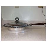 Towle Silverplate Lidded Warming Chafing Dish…..needs polished - 9-3/4” inner diameter