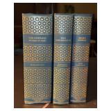 (3) International Collectors Library hardback books with gold foil stamping and bookmark ribbons - The Complete Works of Saki, The Decameron and Short Novels