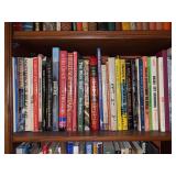 Shelf of books - wide range of subject matter and various authors (see pics)
