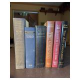 Grouping of (6) hardback books - all with gold foil stamping - see pics for titles & authors