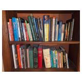 (2) shelves of books by various authors and various genres