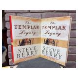 (2) Signed hardback copies of “The Templar Legacy” by Steve Berry…..includes dust jacket…..these ARE NOT first editions…..there’s also an additional signature in the front (see pics)