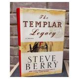 Signed first edition hardback copies of “The Templar Legacy” by Steve Berry…..includes dust jacket and promo photo