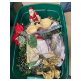 (3) Tote of Christmas decor - see all pics