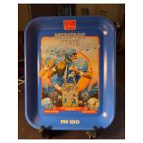 Memphis State vs Tulane - October 12, 1985 - Homecoming Tray - sponsored by FM100 and NcDonald’s - 10-1/2 x 13-1/4