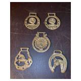 Grouping of (5) pieces of horse brass