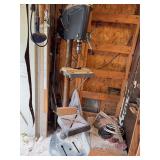 Craftsman 150 Variable Speed Drill Press (working condition) with chuck key…..buyer responsible for safe disconnect from power supply.