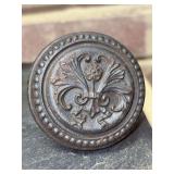 Antique Corbin Ornate Bronze Floral Door Knob