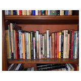 Shelf of books - wide range of subject matter and various authors (see pics)