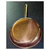 Copper 7-1/4” skillet with brass handle