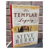 Signed first edition hardback copies of “The Templar Legacy” by Steve Berry…..includes dust jacket and promo photo