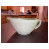 Vintage Fire King Jadeite Green Batter Bowl with Pour Spout…..7-1/2”D x 4” tall
