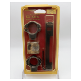 REDFIELD Scope Mount System All Steel Rotary Dovetail Browning A-Bolt Long Action, 1' JR/SR High Style Split Rings / 47373