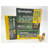 Three REMINGTON HTP 380 AUTO 88gr JHP 20RD Ammo / RTP380A1A