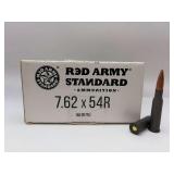 RED ARMY STANDARD 7.62, 148gr, 54RD Ammo / AM3093-20