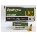 Two REMINGTON UMC 30 SUPER CARRY 100gr FMJ 50RD Ammo / R20015