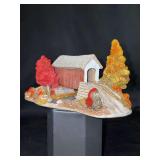 NIB LilliPut American Landmarks Collection “Covered Memories” by artist Ray Day - 3-3/4” tall