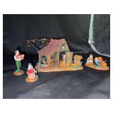 Dept. 56 porcelain New England Village Series “It’s Almost Thanksgiving” 4-piece set - in original box￼