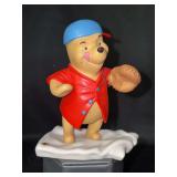 NIB Pooh & Friends “Glad You’re On My Team” porcelain figurine - 4-3/4” tall
