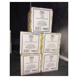 NIB - Set of (5) porcelain ENESCO Precious Moments Hope Chests with Birthstones - 3-1/2w x 2-1/2 tall - January, (2) March, April and May