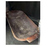 Antique Wood Dough Bowl - 23-3/4 x 12-3/4 x 4-1/2” tall