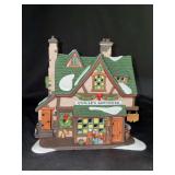Dept. 56 lighted porcelain Heritage Village Collection Dickens’ Village “Quilly’s Antiques” piece - in original box - not tested