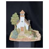 NIB LilliPut Lane American Landmarks Collection “Riverside Chapel” by artist Ray Day - 4” tall - box is bent