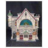 Dept. 56 Dickens Village All Hallows’ Eve “Theatre Of The Macabre” porcelain light up in original box - 7” tall