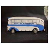 Dept. 56 Vintage Cars “Blue Line Bus Company” porcelain figurine set- in original box
