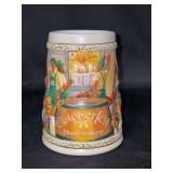 NIB 1996 Budweiser Oktoberfest Collectors Stein with COA
