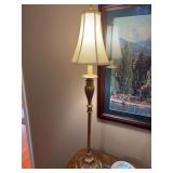 Gold lamp 7“ x 38“